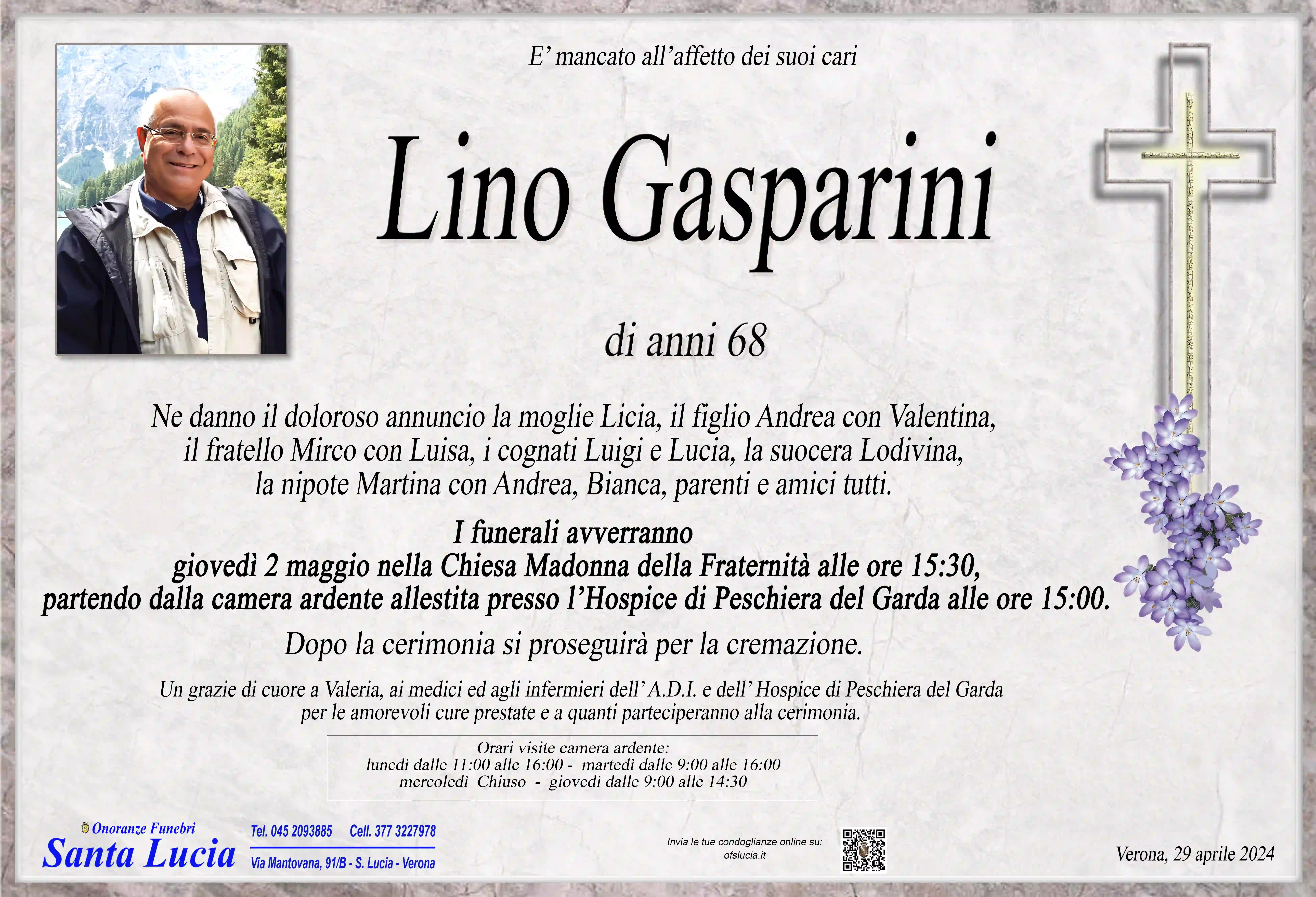 Scopri di più sull'articolo Lino Gasparini